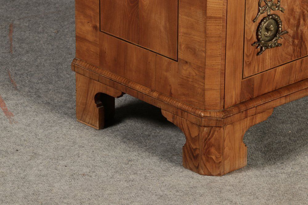 photo for sale Small Baroque Chest Of Drawers In Ash Veneer, 1780s