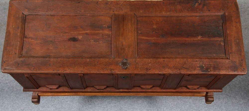 Baroque Gallery Chest In Oak, 1750s photo Furniture