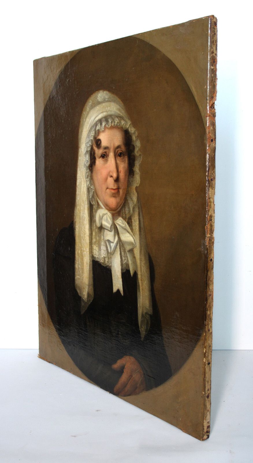 Empire Portrait Portrait Of An Elegant Lady Unsigned Circa 1800/1820 photo vinterior