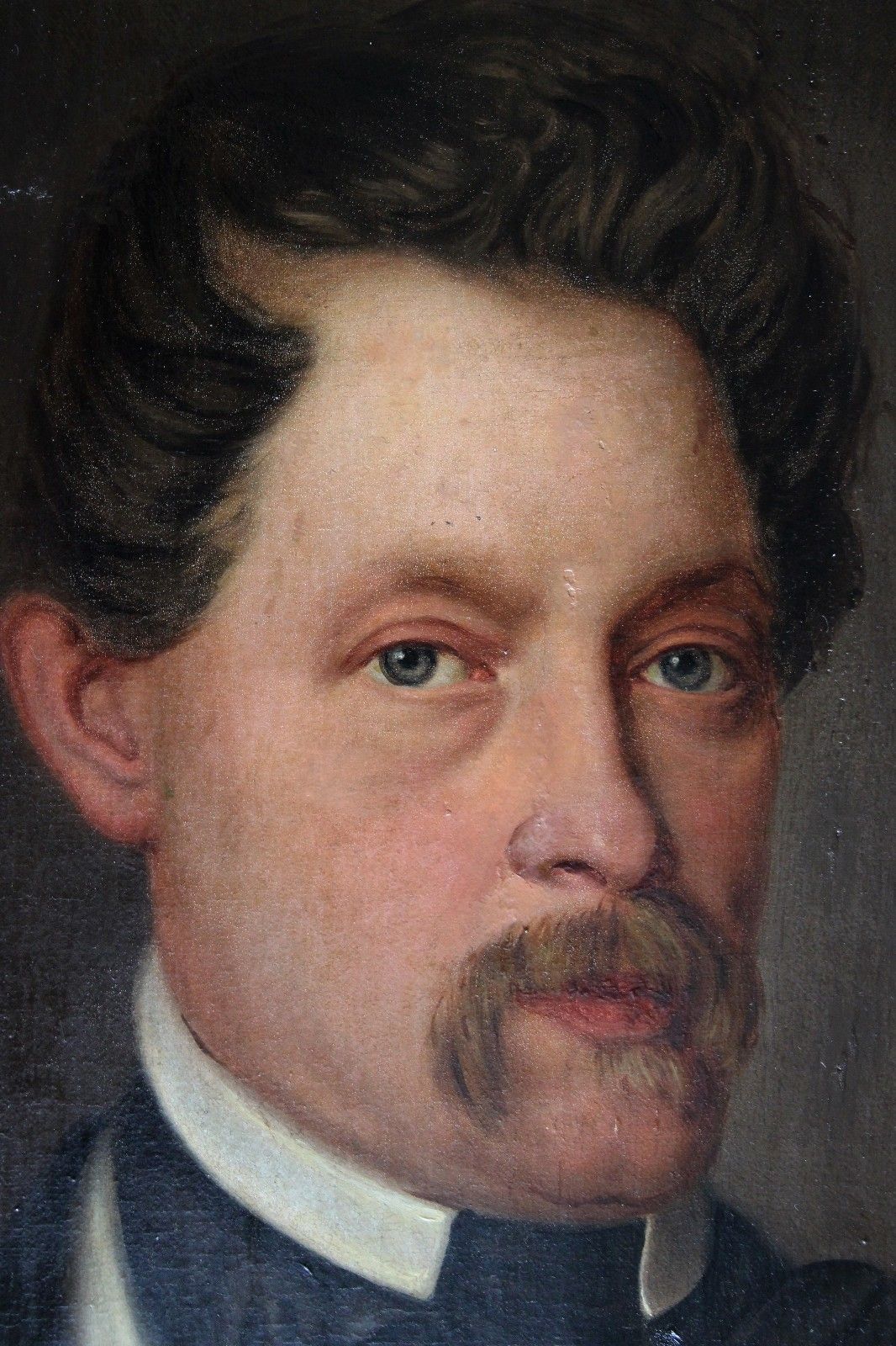 2500.0 Biedermeier Portrait Of An Elegant Gentleman Man Portrait 19th Century Circa 1840 photo