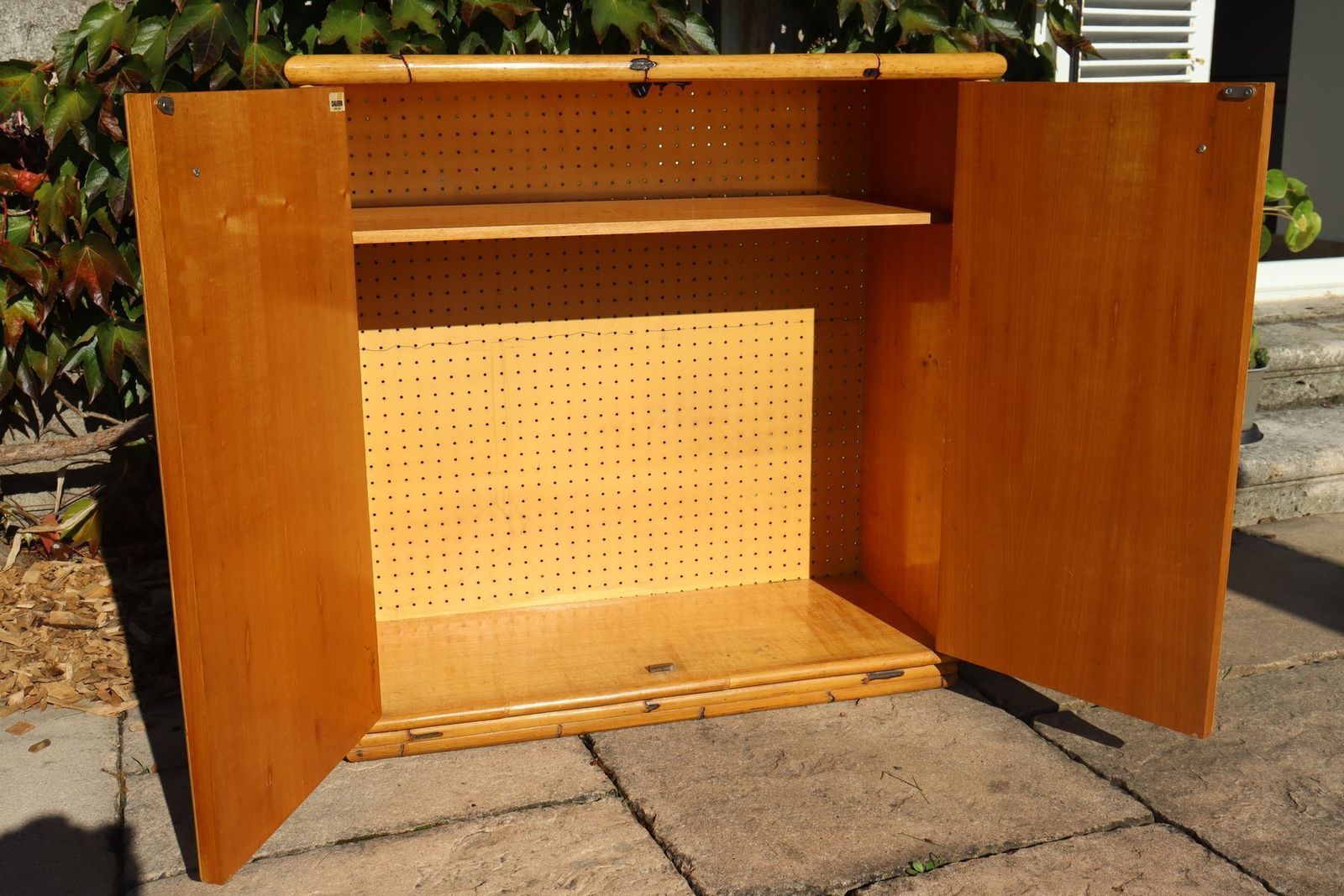 Rattan 2 Door Buffet From Dal Vera, 1970s photo buy