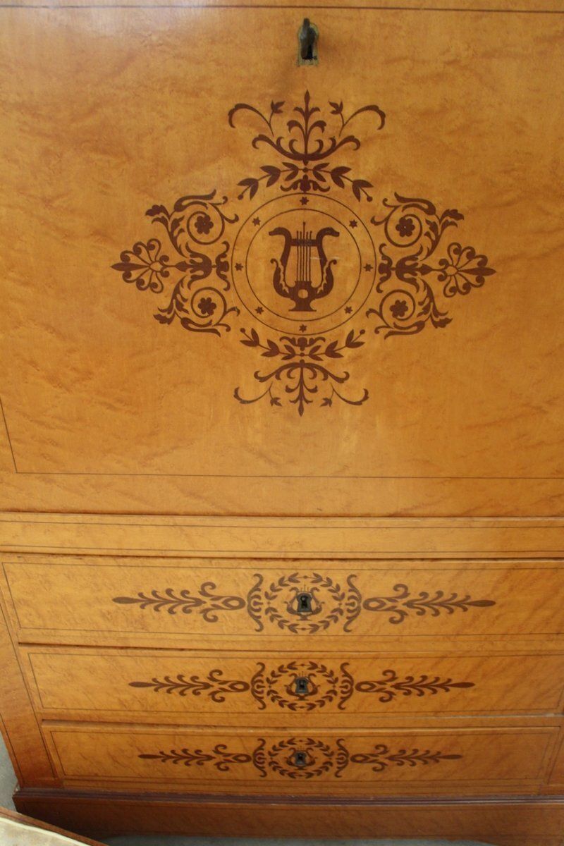 Antique Charles X French Bedroom Set, Set Of 5 photo 8696.0