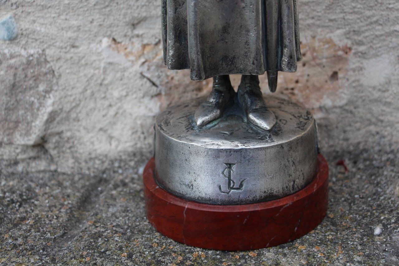 Emmanuel Fremiet, Saint Louis, 1800s, Bronze photo furniture