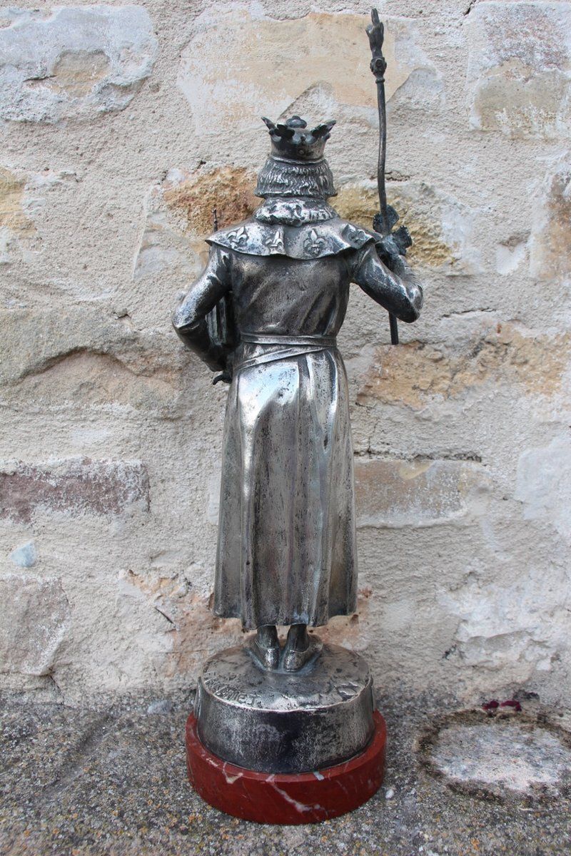 photo for sale Emmanuel Fremiet, Saint Louis, 1800s, Bronze