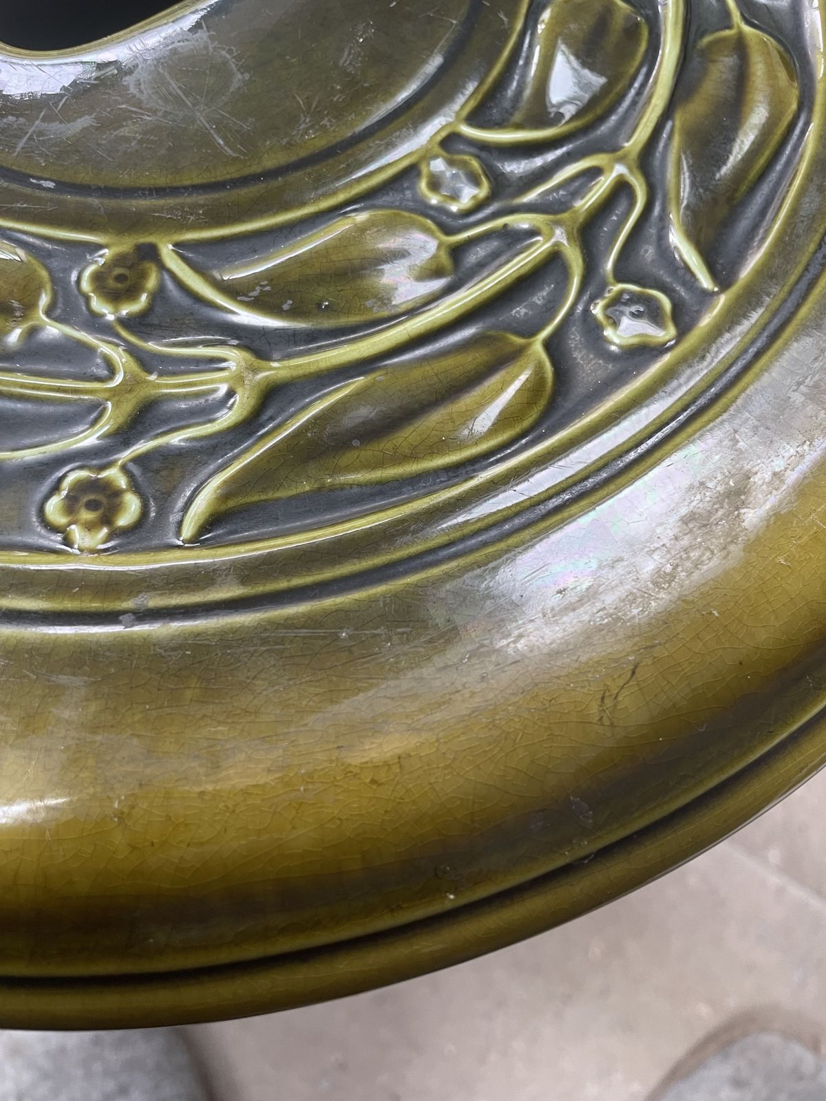 Victorian Majolica Garden Seat photo furniture