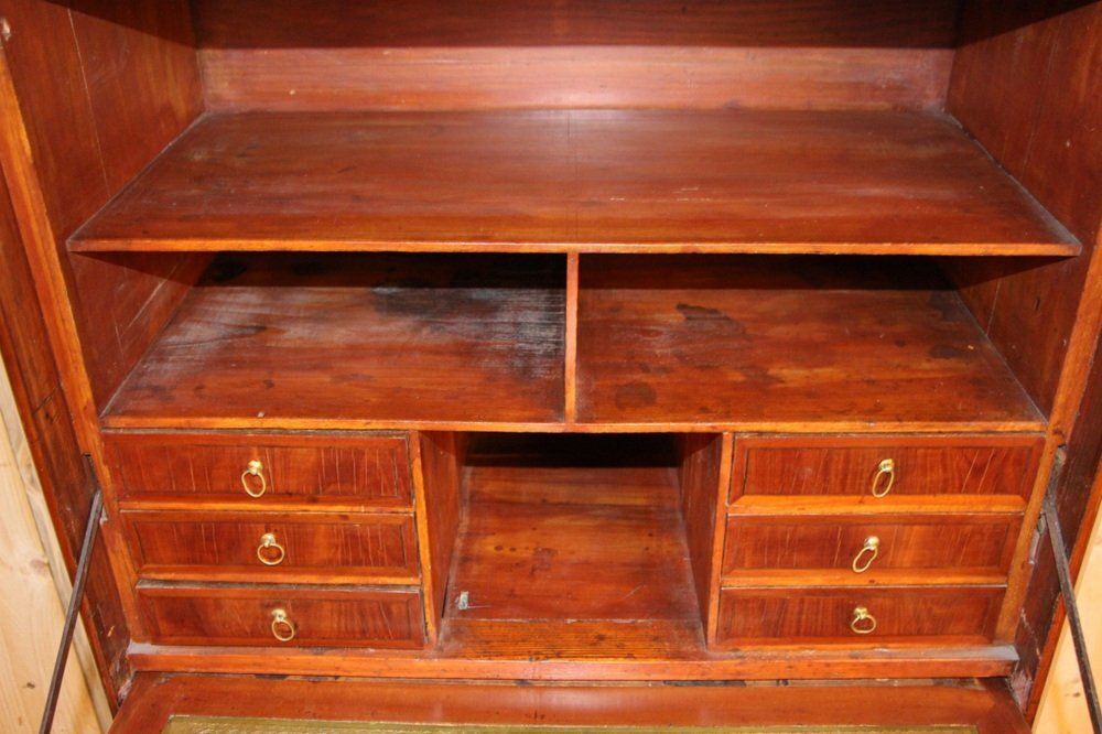 Louis XVI Period Secretaire In Marquetry photo Furniture