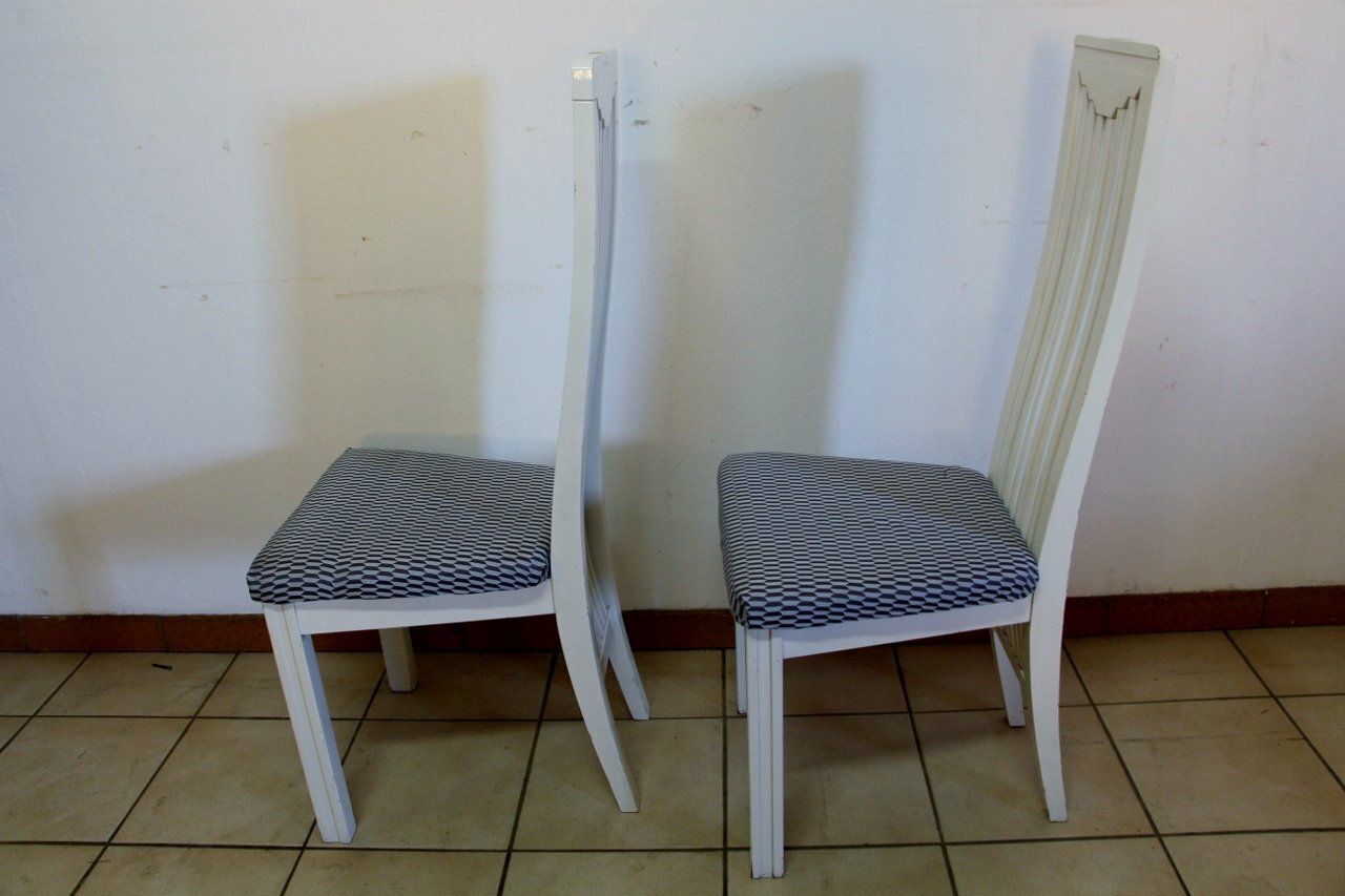 Dining Chairs In The Style Of Mackintosh, 1980s, Set Of 8 photo for sale