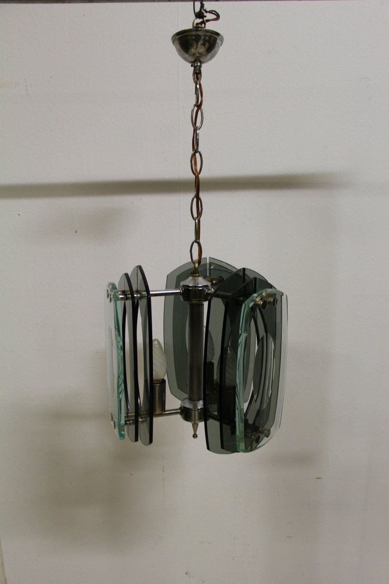 Mid Century Chandelier By Max Ingrand For Fontana Arte
