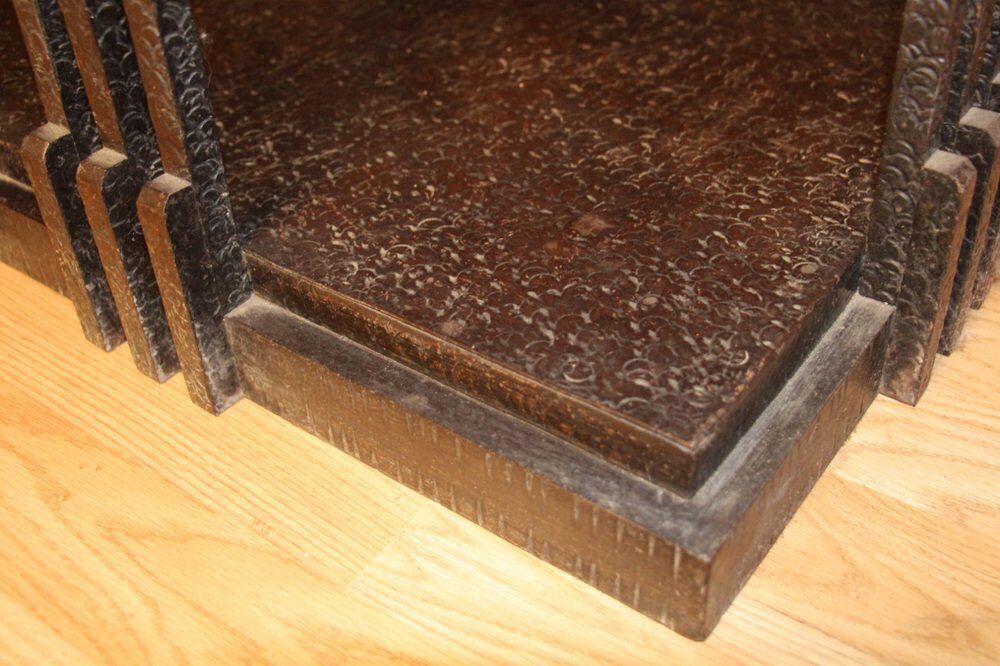 Art Deco Coffee Table In Wrought Iron By Edgar Brandt photo buy
