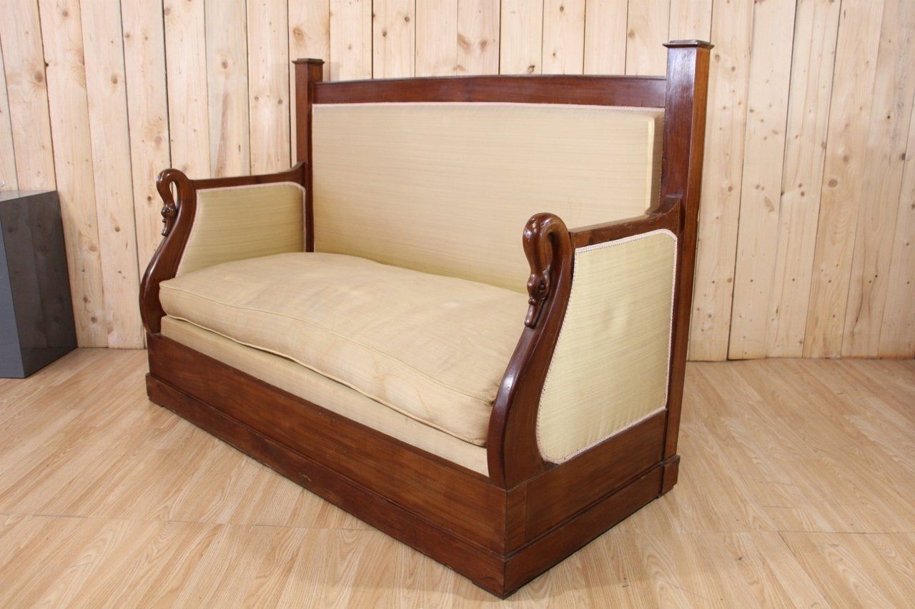 Turkish Restoration Swan Neck Sofa