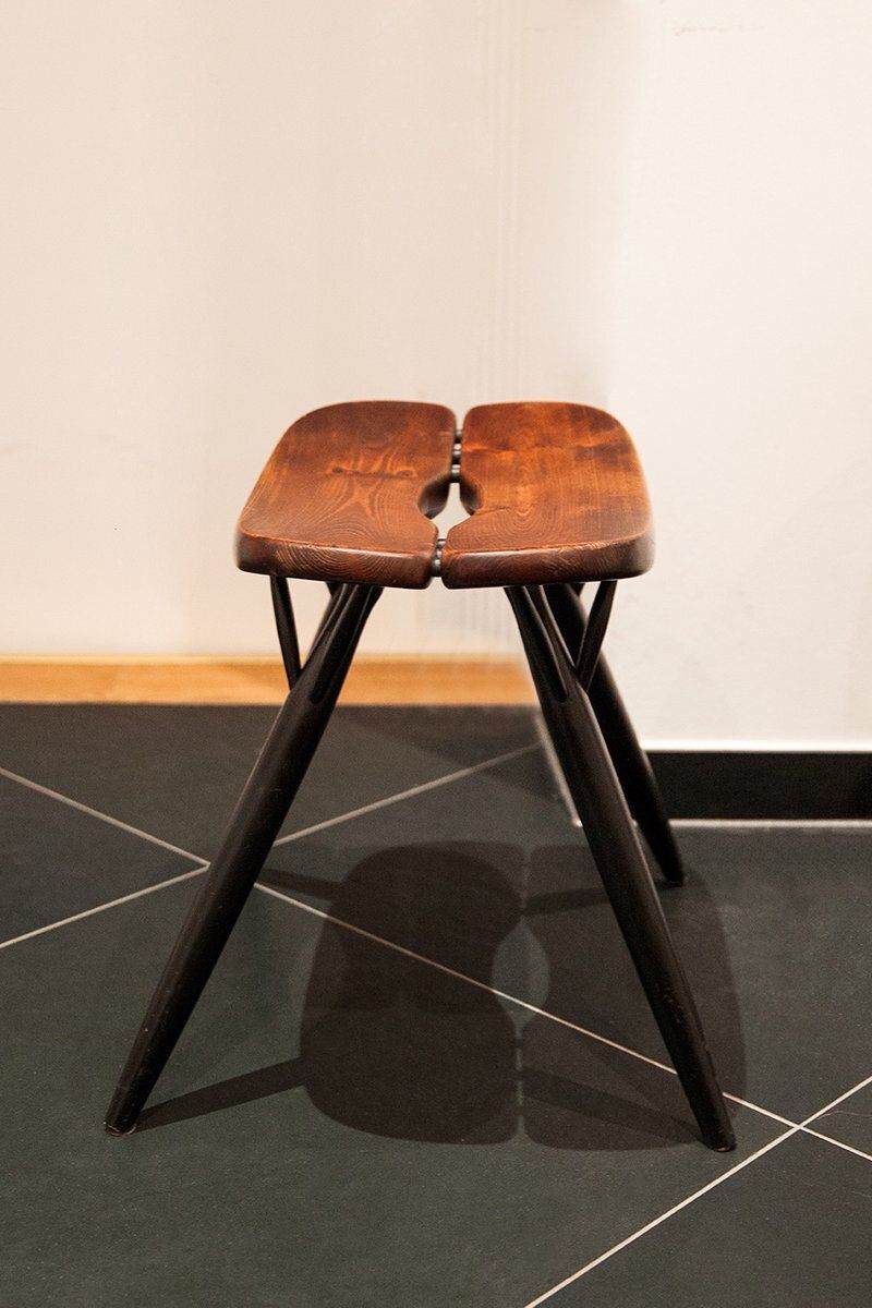 Pirkka Stool By Ilmari Tapiovaara For Laukaan Puu, Finland, 1950s