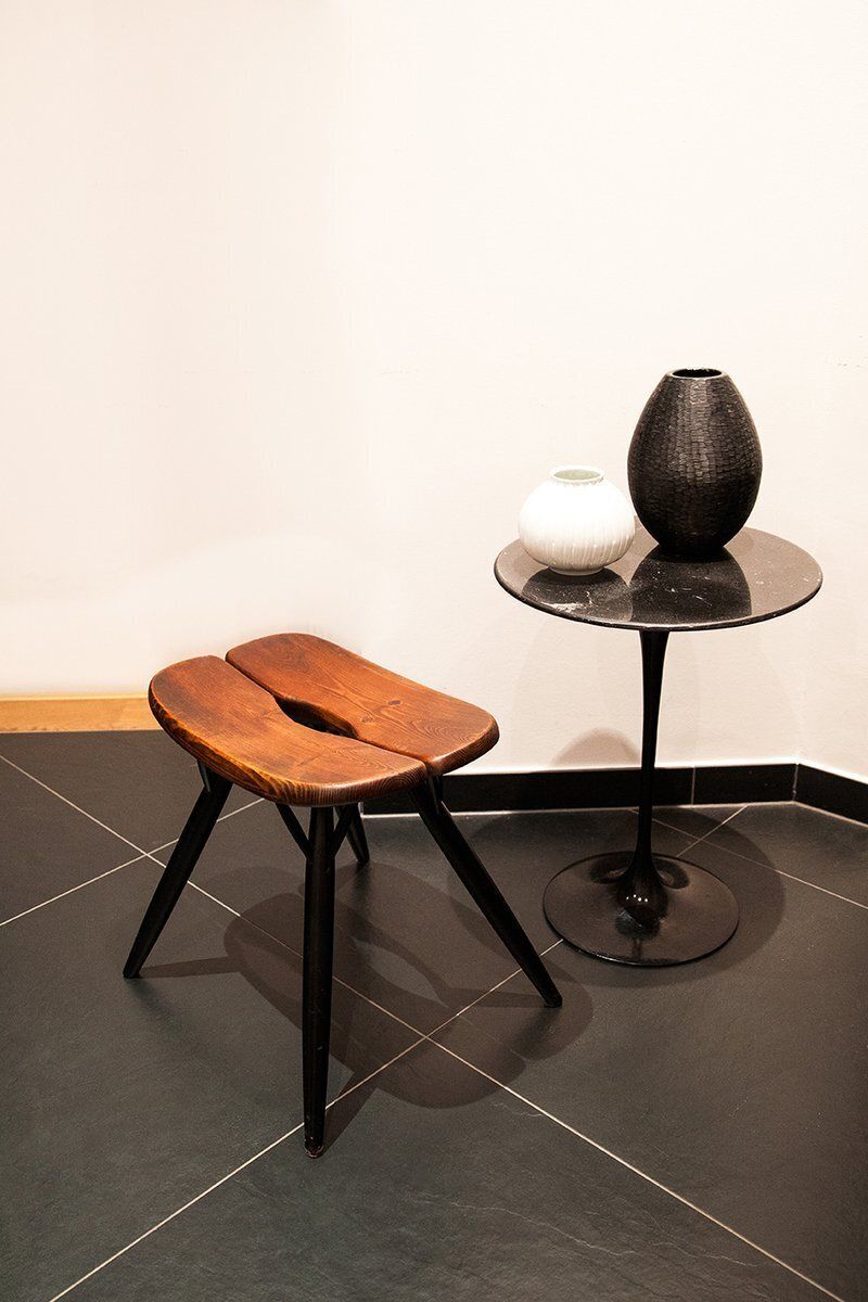 Pirkka Stool By Ilmari Tapiovaara For Laukaan Puu, Finland, 1950s photo furniture