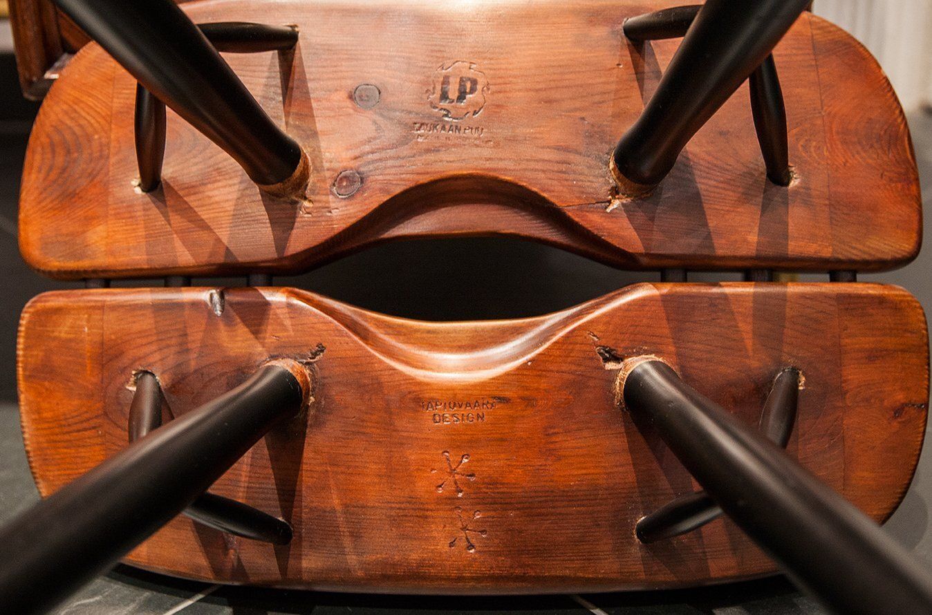 Pirkka Stool By Ilmari Tapiovaara For Laukaan Puu, Finland, 1950s photo buy