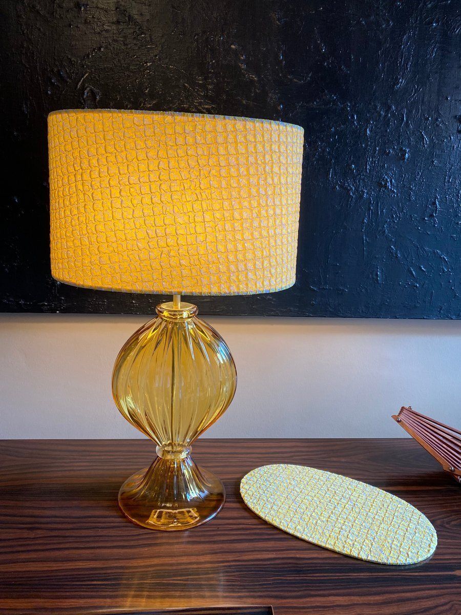 Murano Glass Table Lamps, Italy, 1965, Set Of 2 photo Lighting