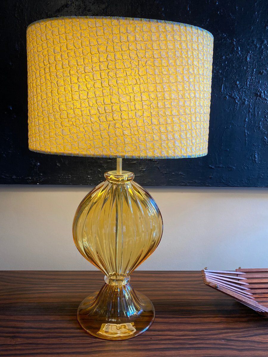 Murano Glass Table Lamps, Italy, 1965, Set Of 2 photo vinterior