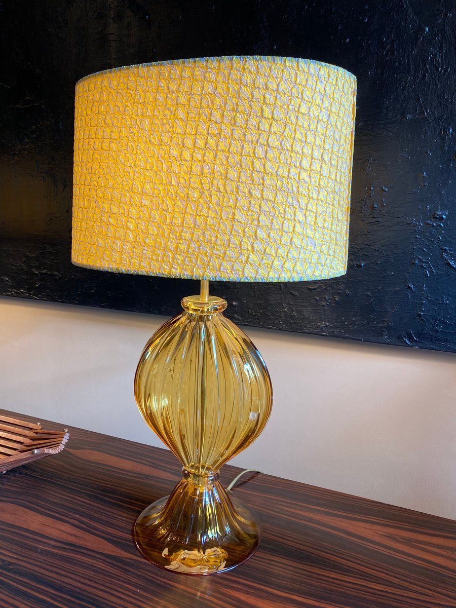 photo vinterior Murano Glass Table Lamps, Italy, 1965, Set Of 2