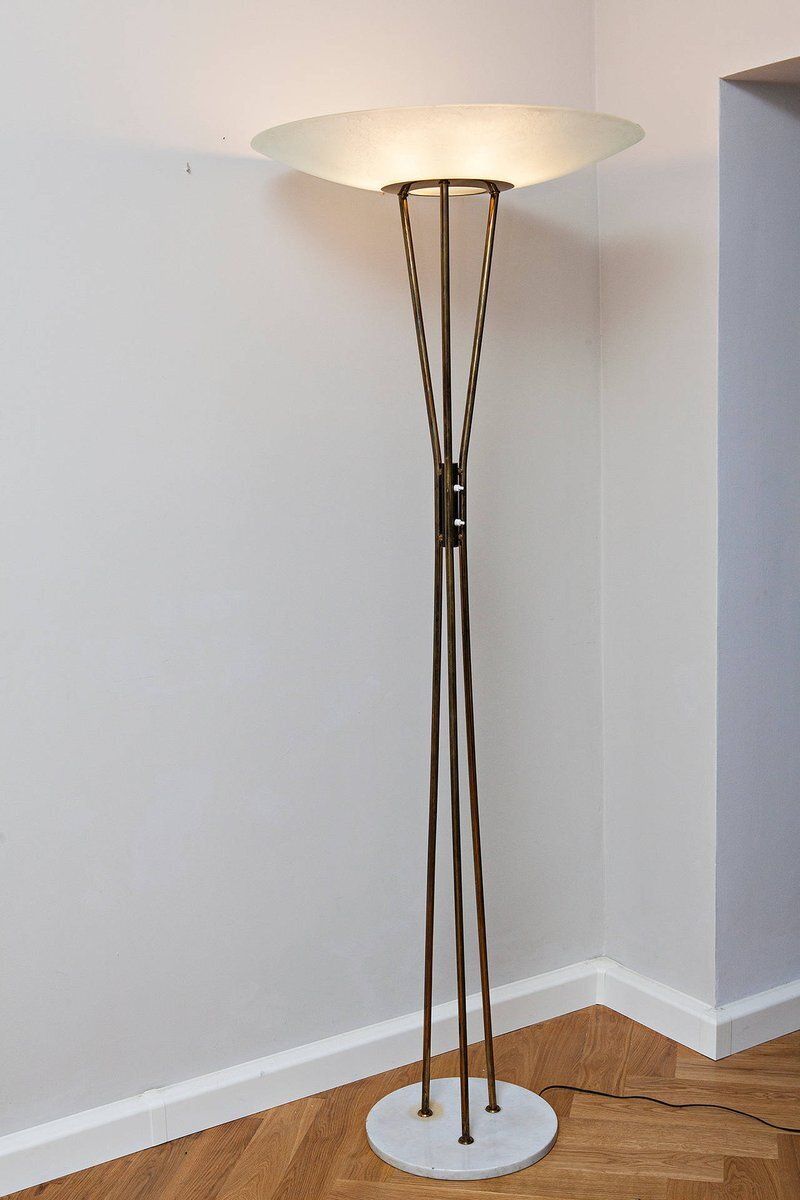 Italian Model 4075 Floor Lamp By Gaetano Sciolari For Stilnovo, 1950s