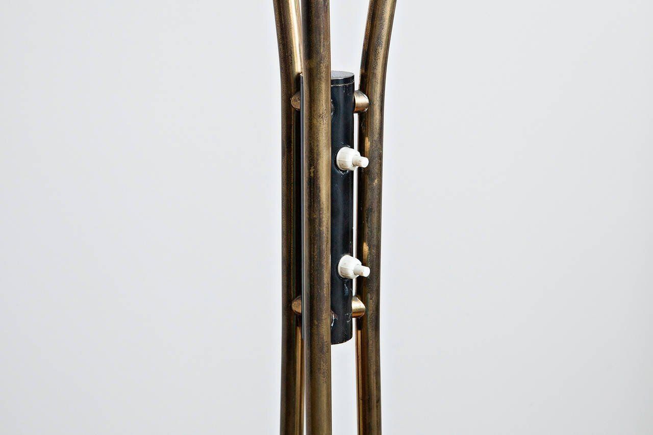 Italian Model 4075 Floor Lamp By Gaetano Sciolari For Stilnovo, 1950s photo vintage