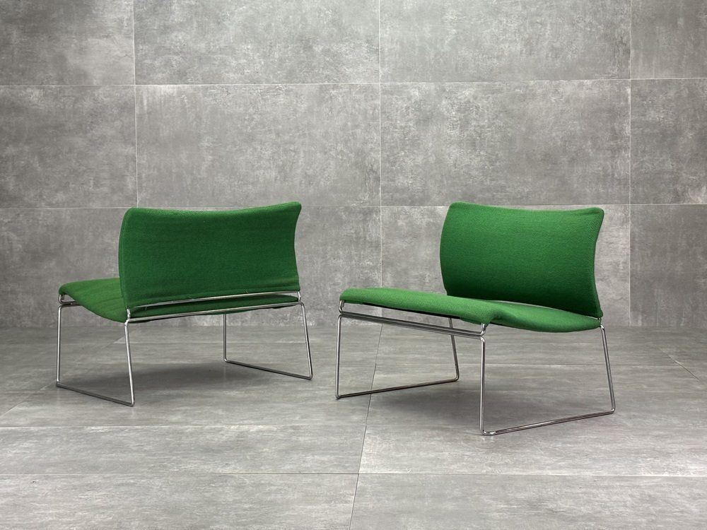 Set Of Lounge Chairs Mod. Saghi By Kazuide Takahama For Gavina, 1970s photo for sale
