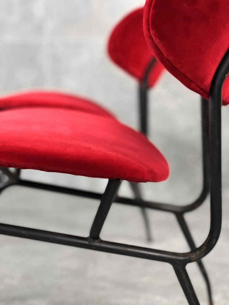 Set Of Armchairs By Gastone Rinaldi For Rima, 1950s photo vintage