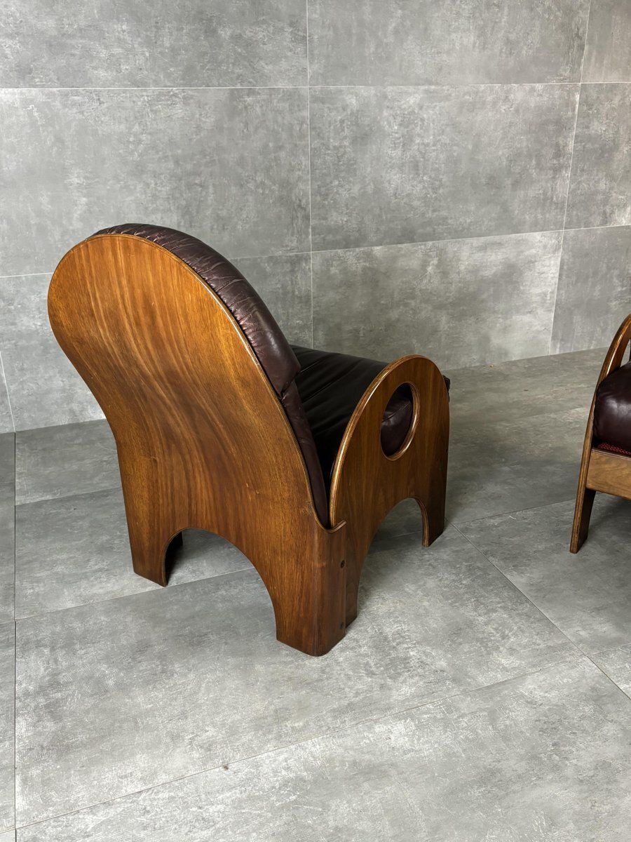 Set Of Arcata Chairs By Gae Aulenti For Poltronova, 1960s photo Furniture