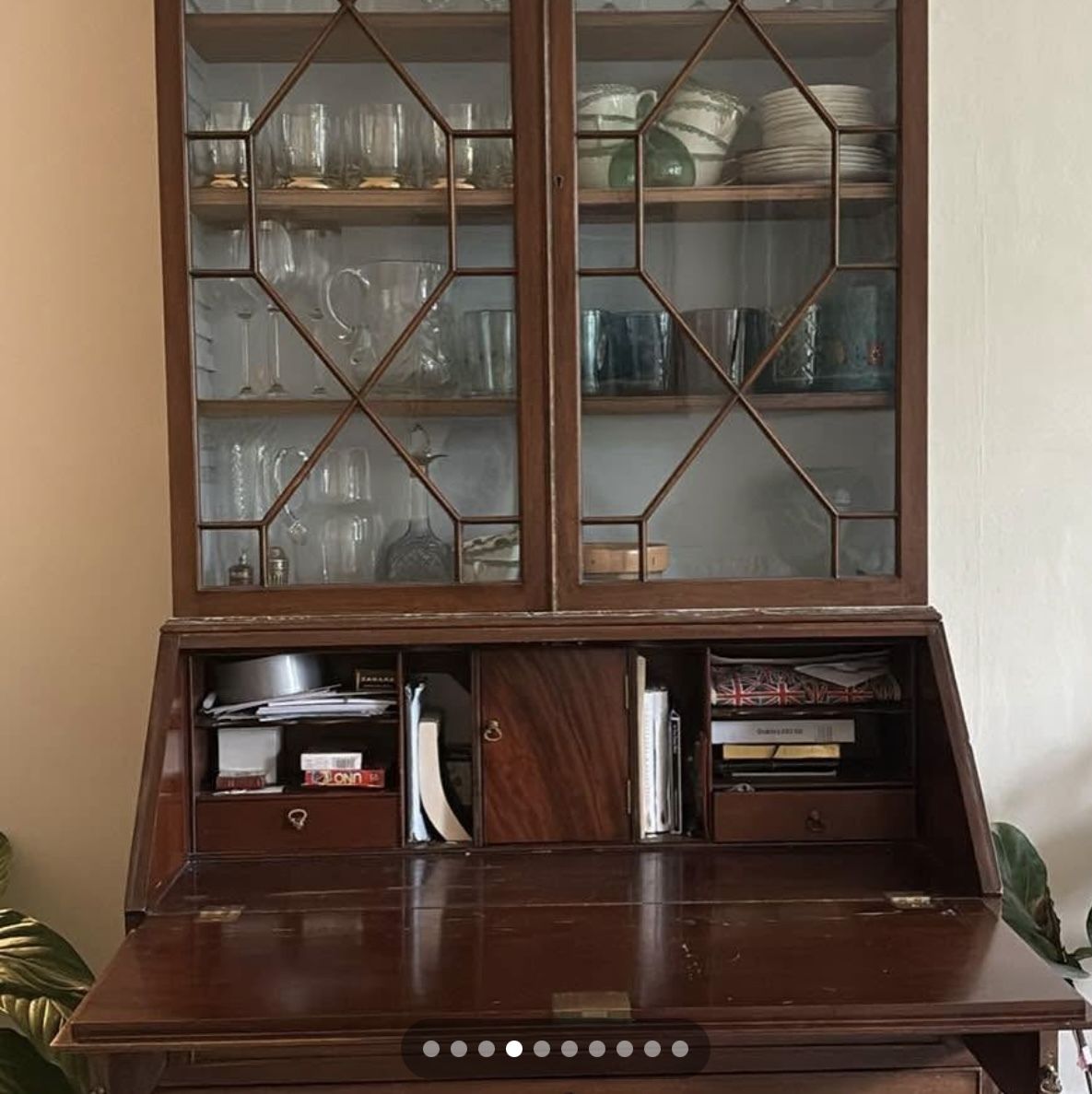 photo furniture Antique Wooden Dresser Writing Desk
