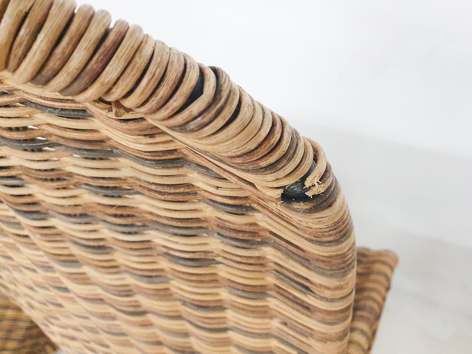 Furniture Set Of Four Rattan S Chairs In The Style Of Verner Panton photo