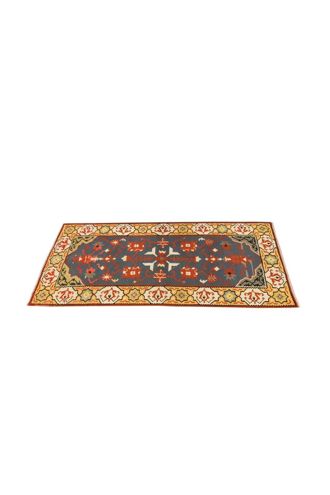 Page 1 Of 12 Balkan Kilim Runner Rug, Handmade Flatweave Carpet For Entryway 210 × 95 Cm photo for sale