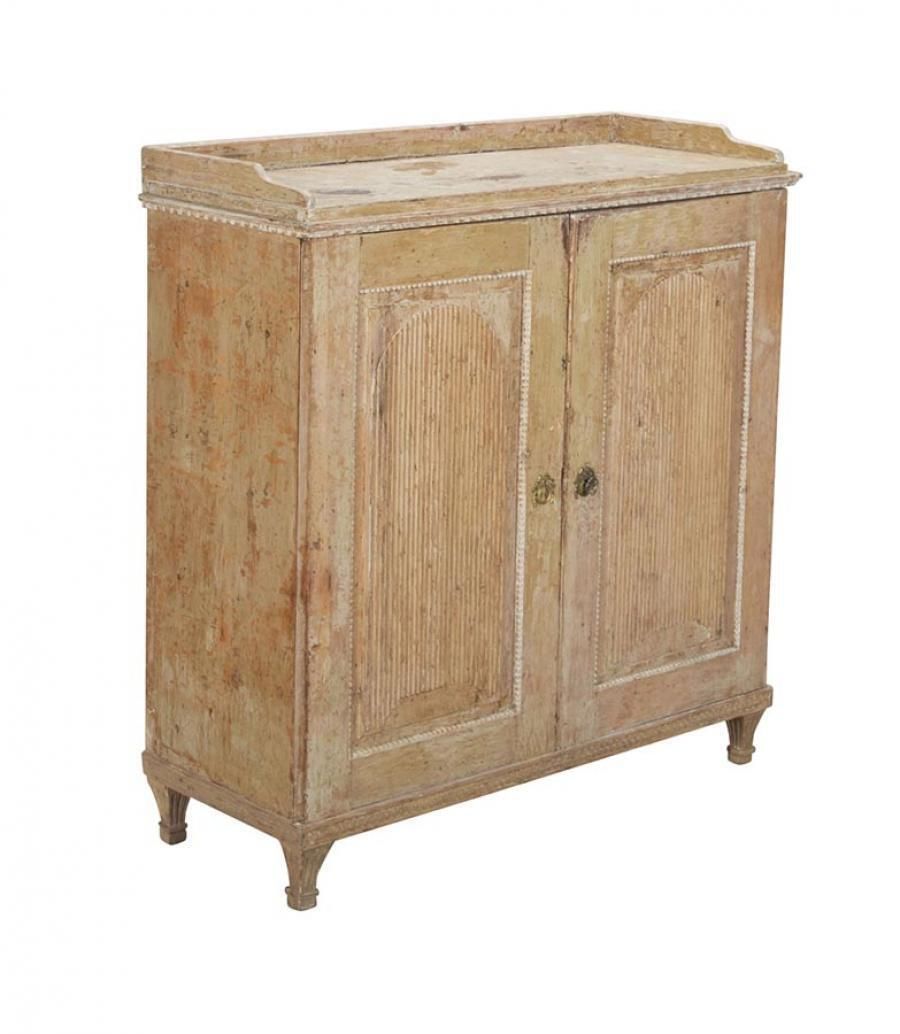 18th Century Swedish Period Buffet Scraped To Original Paint photo for sale