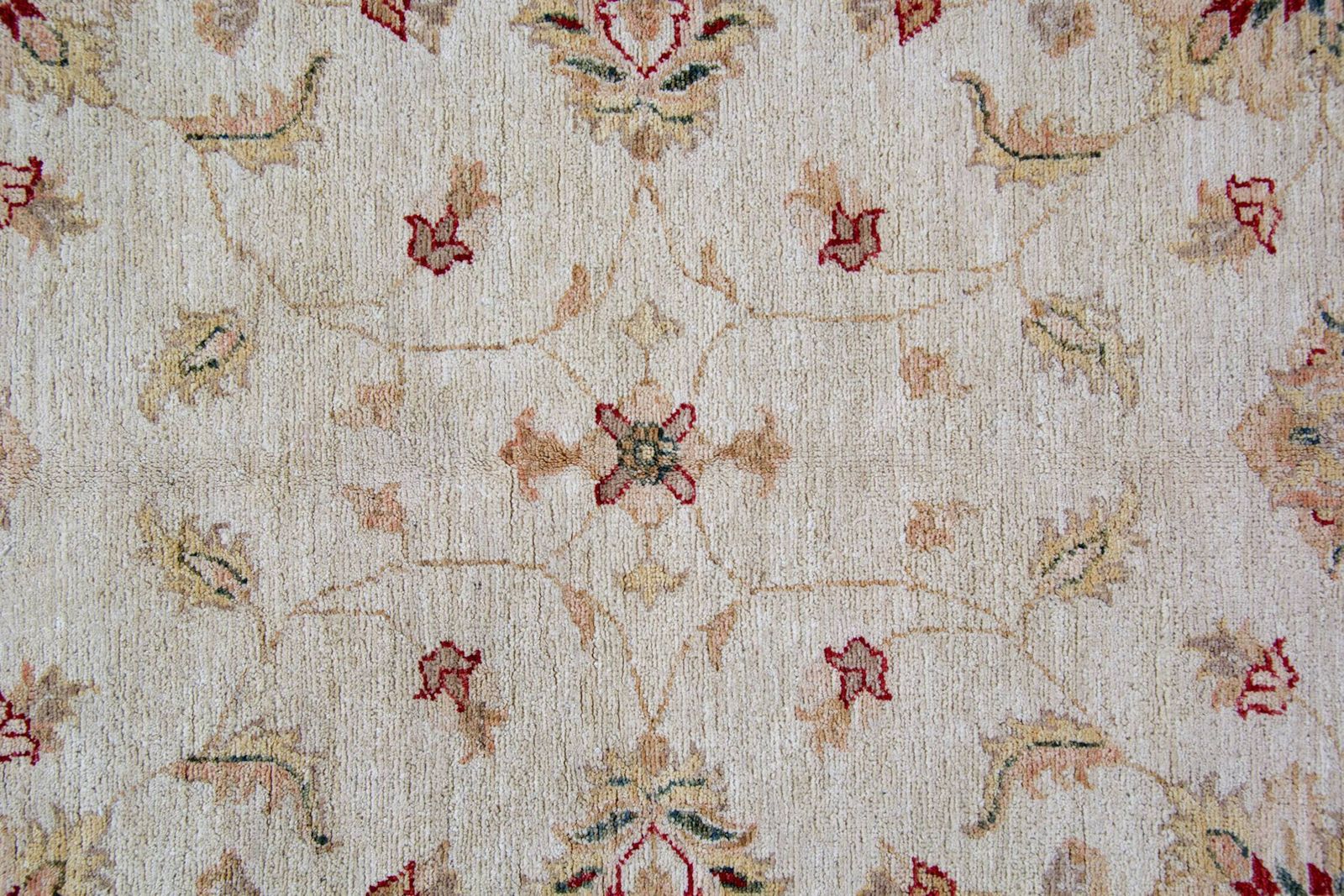 photo furniture Traditional Living Room Rug, Cream Red Floral Oriental Carpet 119x175cm