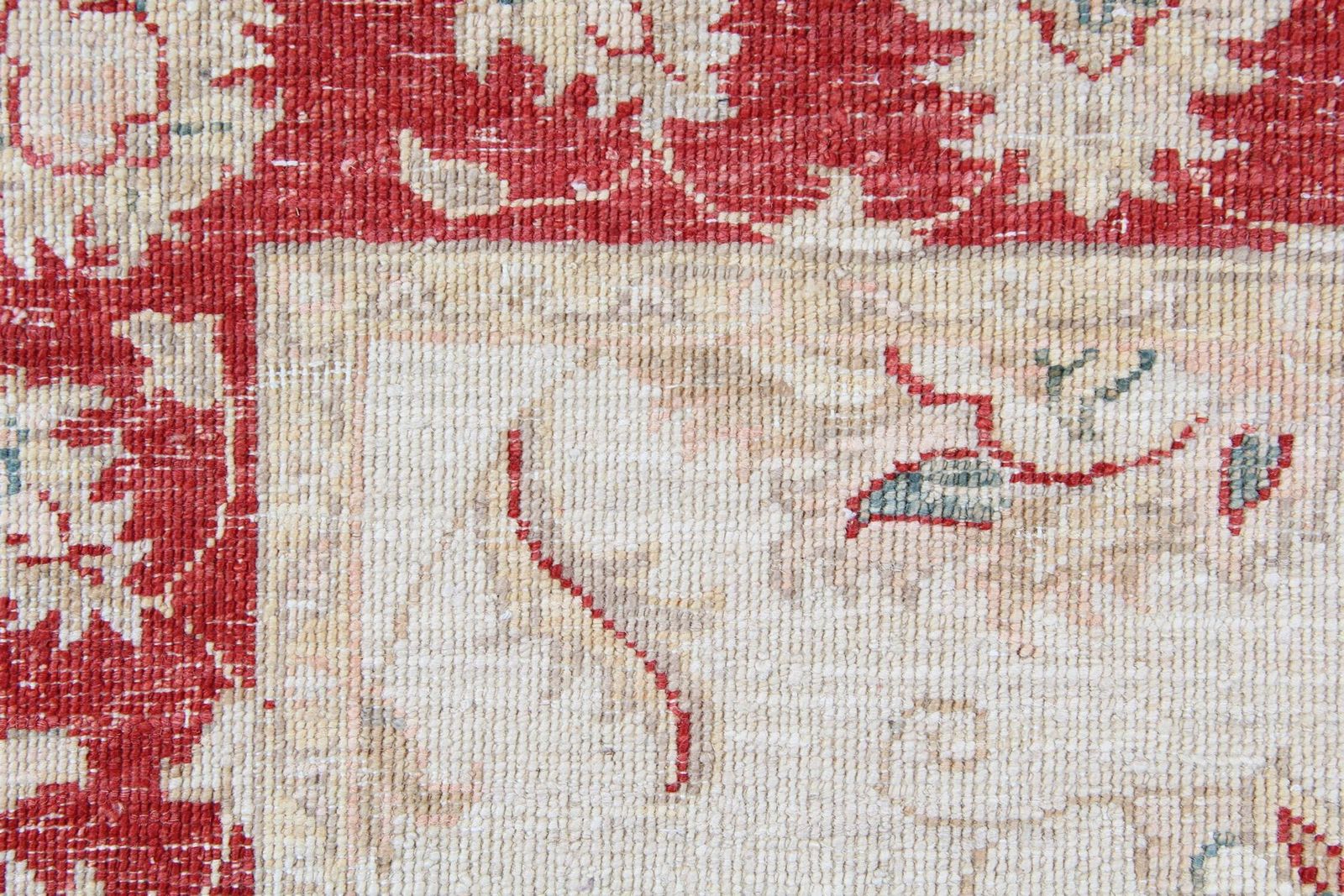 Textiles Traditional Living Room Rug, Cream Red Floral Oriental Carpet 119x175cm photo