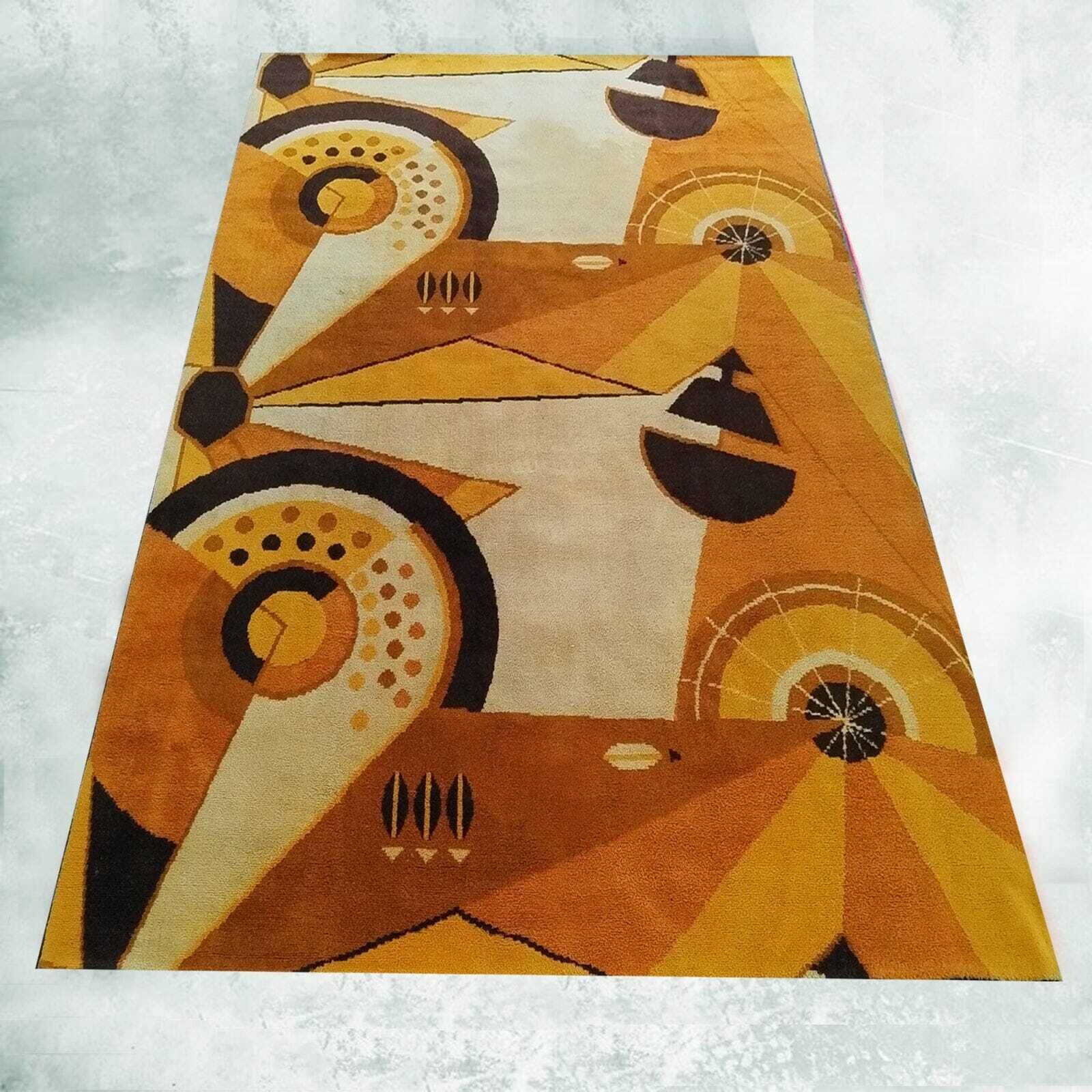 1950s Constructivist Mechanical Futuristic Rug/Tapestry. Made In France photo for sale