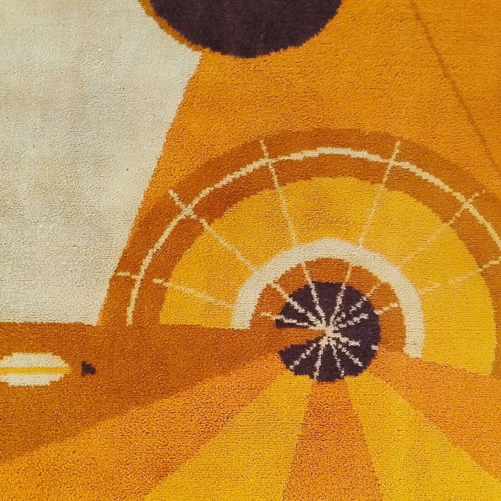 1950s Constructivist Mechanical Futuristic Rug/Tapestry. Made In France photo buy