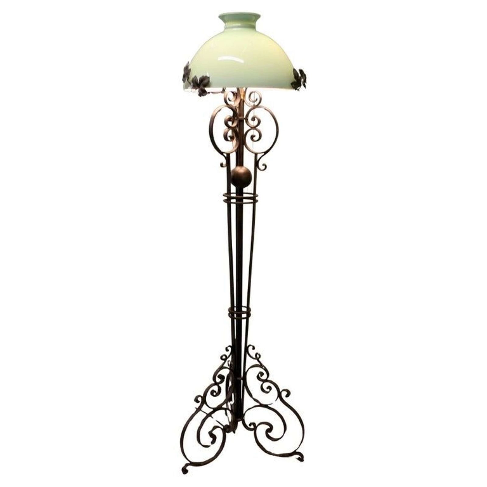 Decorative Wrought Iron French Floor Lamp