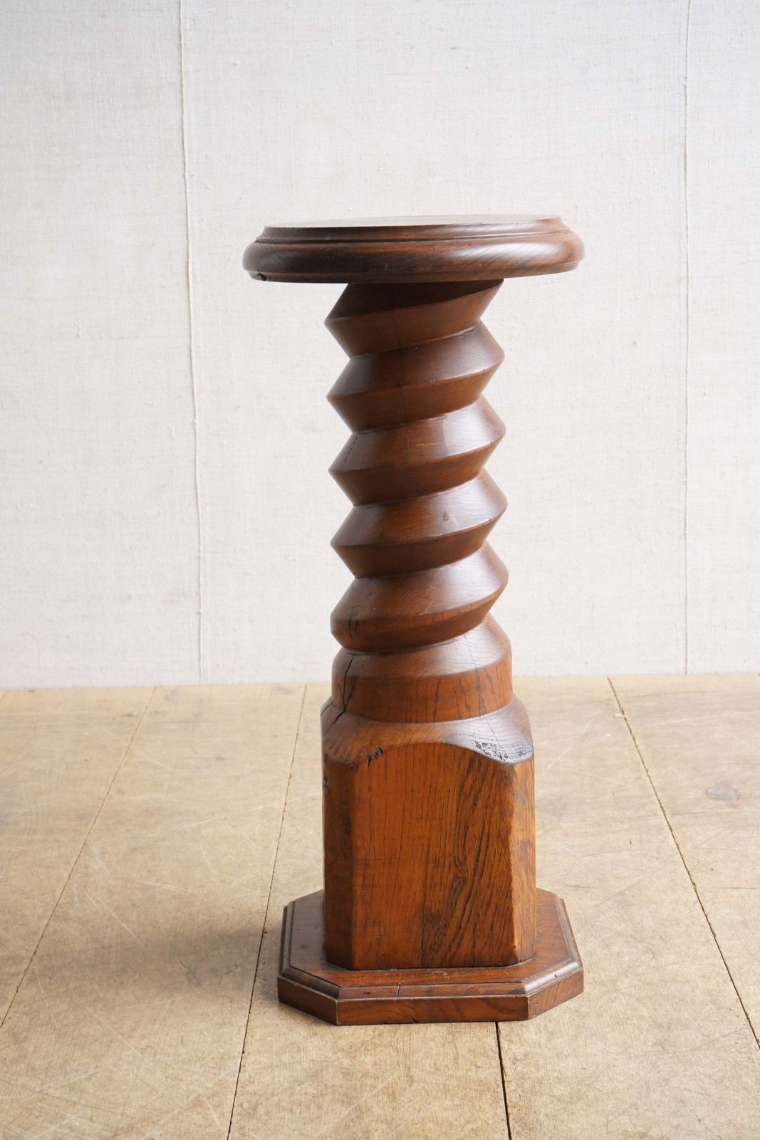 Corkscrew Plinth, Mid 20th Century photo for sale
