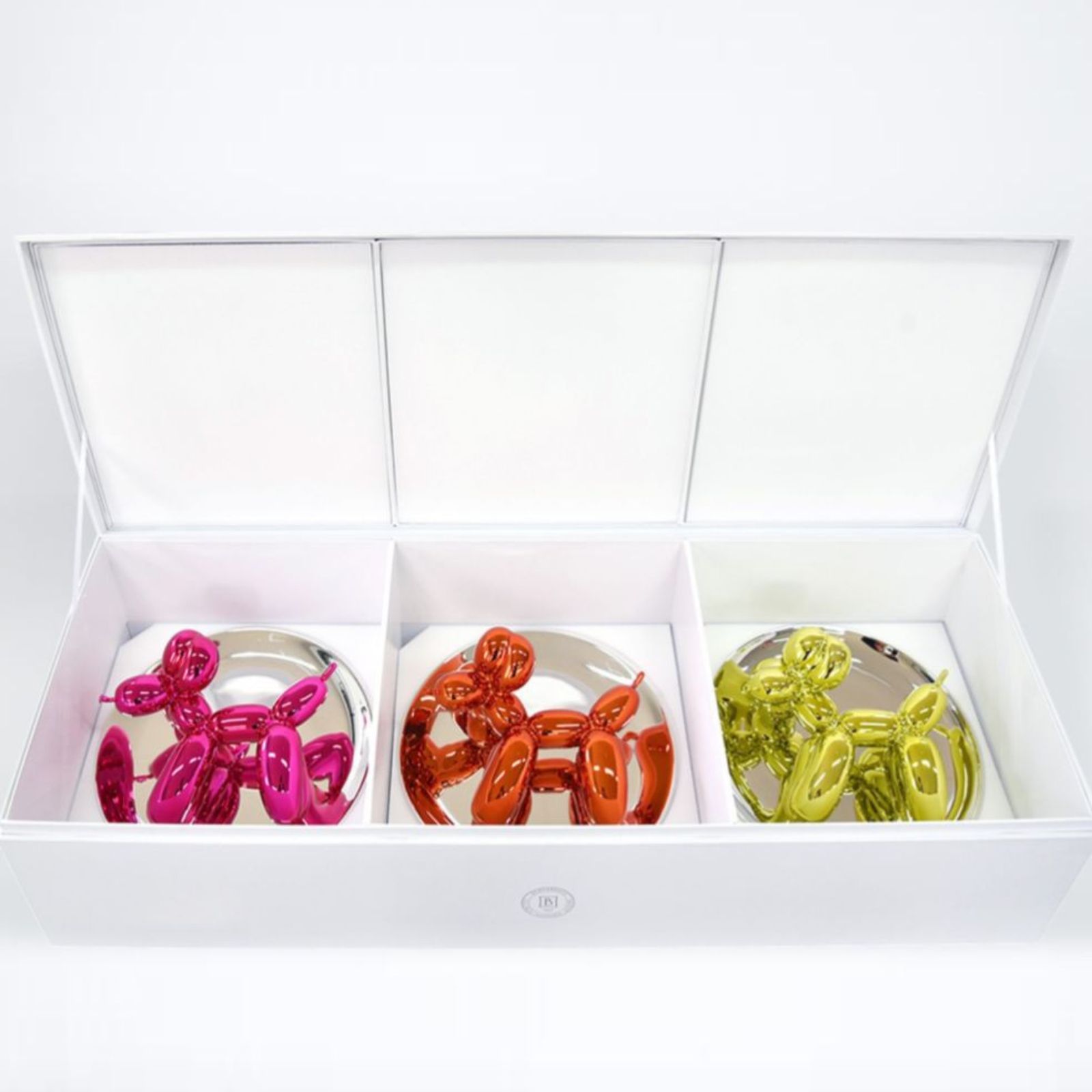 Jeff Koons Balloon Dogs Presentation Set (Magenta, Yellow And Orange) photo 28250.0