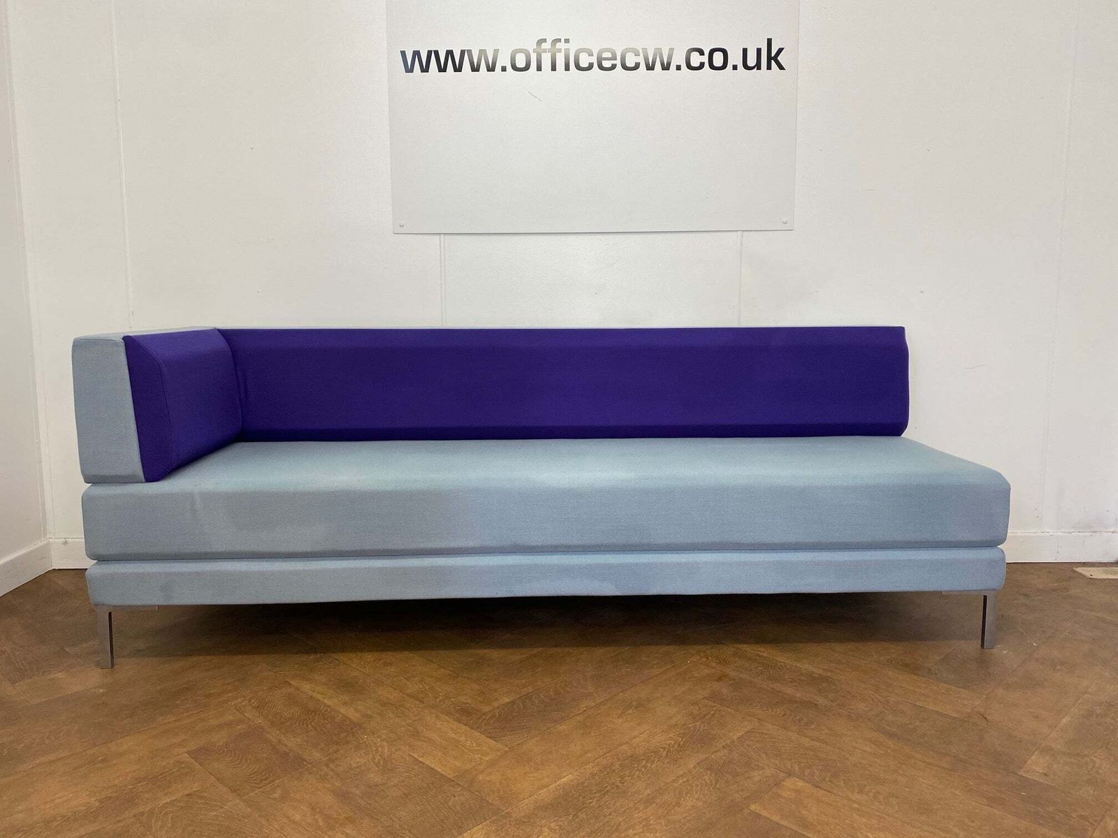 Used Ocee Henray Lb3r Low Back Office Sofa Booth Seating photo furniture