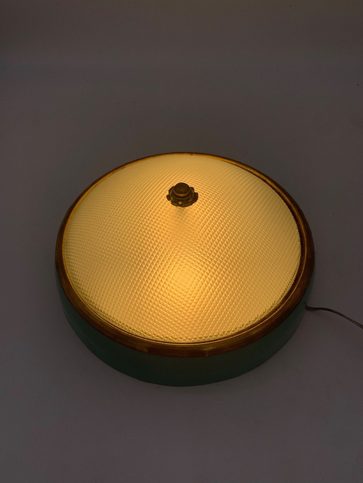 Single Ceiling Light Attributed To Fontana Arte, Made In Italy photo furniture