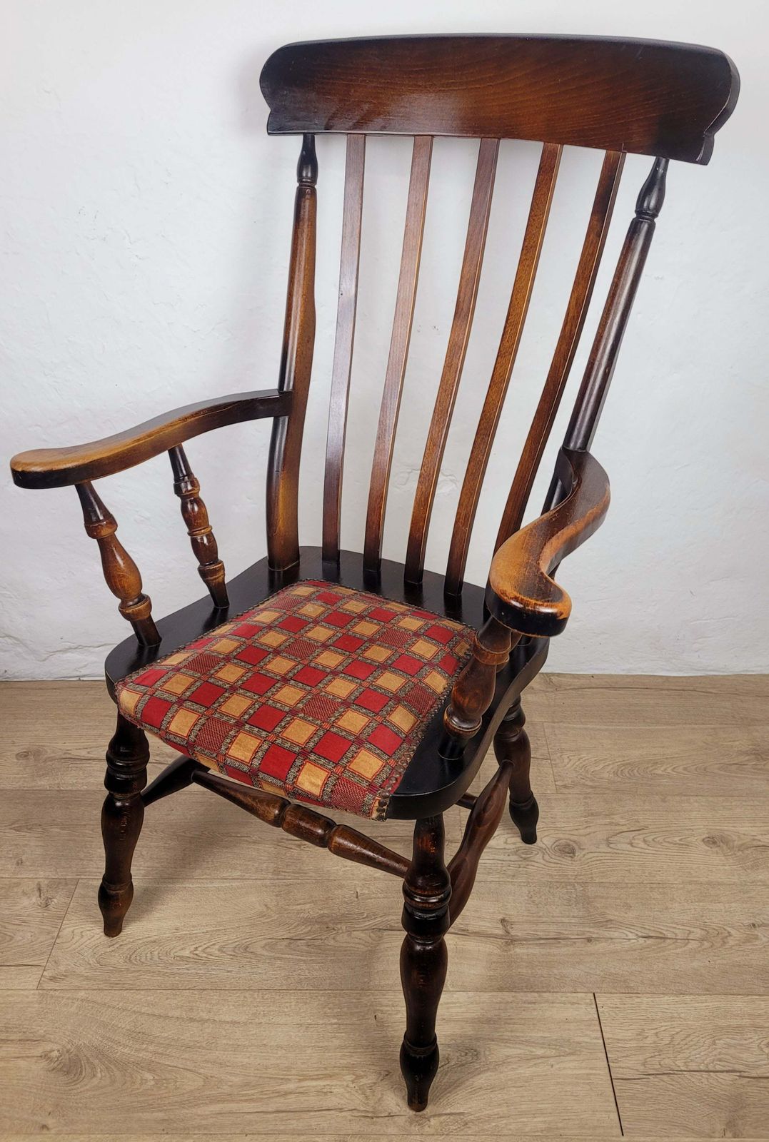 Victorian Windsor Armchair Yorkshire Elm Beech Highback 19thc photo Furniture