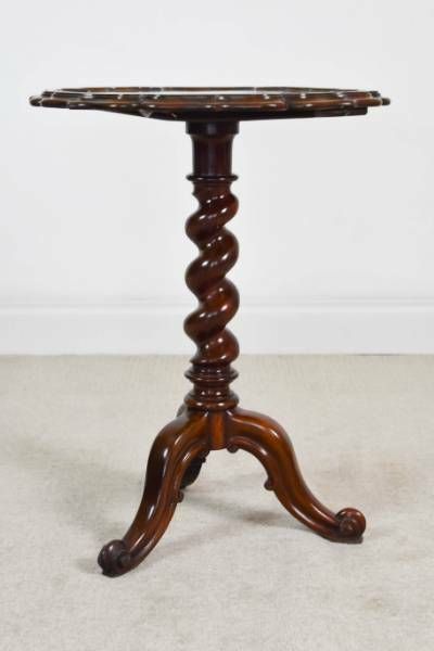 Regency Mahogany Side Table Stamped To Underside "Flood 8 Charles St. Middlesex Hospital" photo for sale
