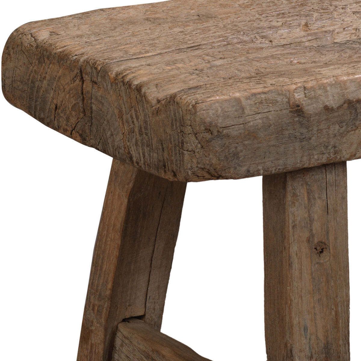 Antique Rustic Chinese Stool photo Furniture