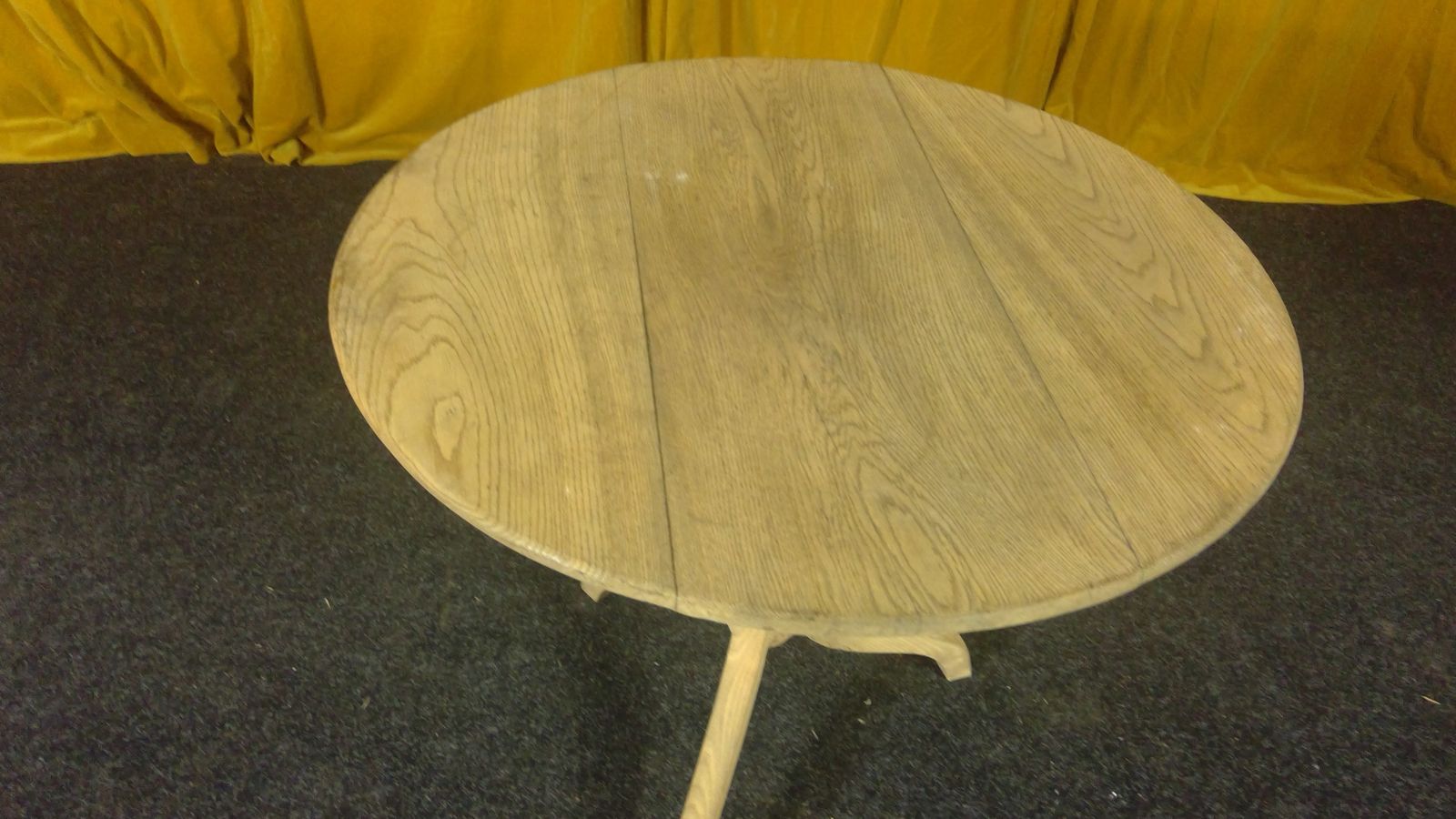 Georgian Oak Tripod Base Tavern Table In A Natural Finish photo Furniture