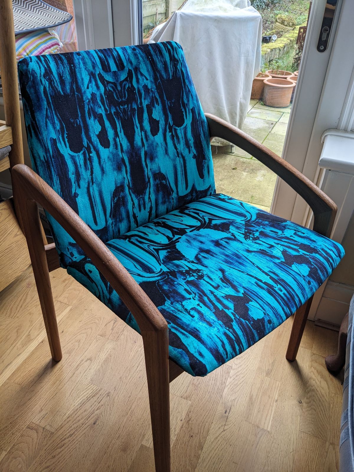 1960's Model 23 Teak Chair, Designed By Henning Kjærnulf For Korup Stolefabrik.