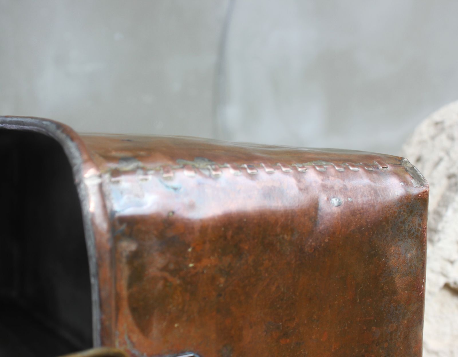 Large 19th Century French Copper Fish Poacher With Lid – Hand Hammered Tin Lined Culinary Vessel photo Home Decor