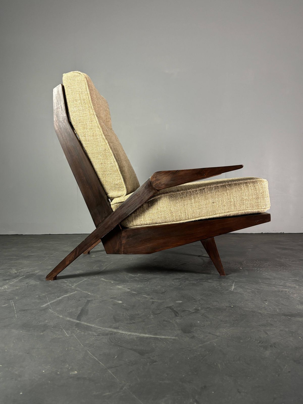Midcentury Brazilian Modernist Lounge Easy Chair By Acacia Gil Borsoi,1950s photo furniture