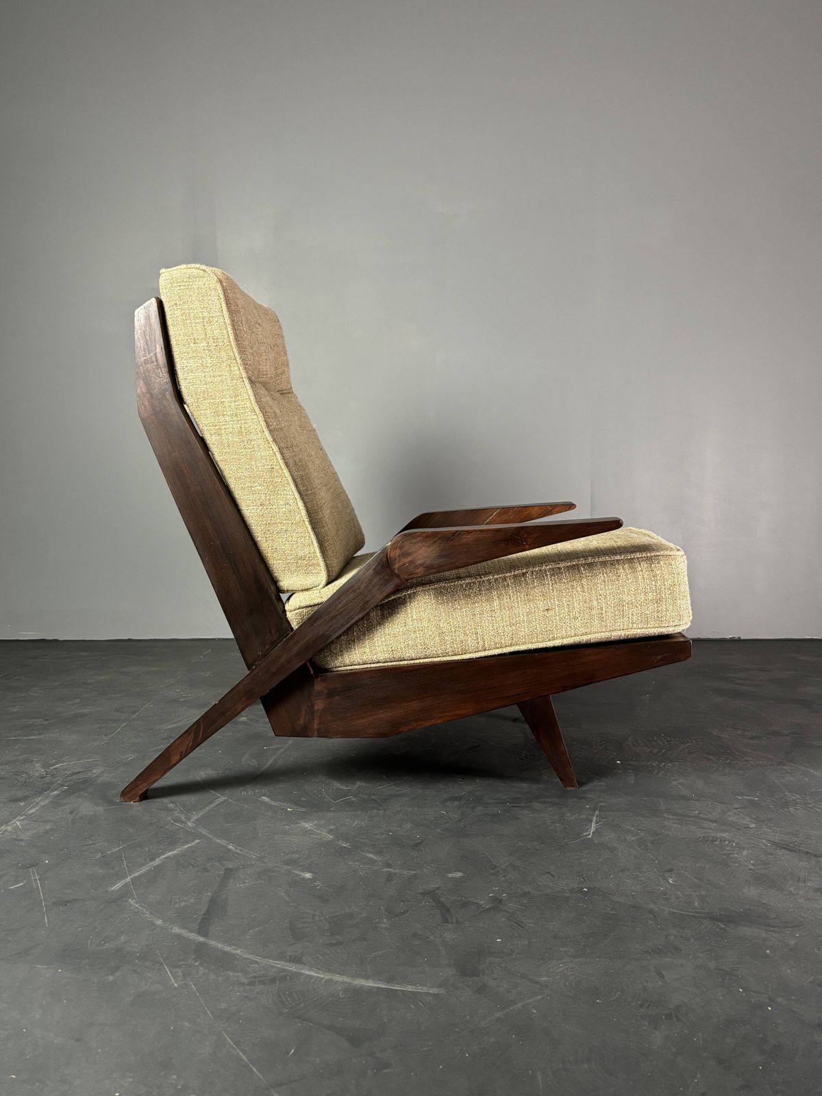 Midcentury Brazilian Modernist Lounge Easy Chair By Acacia Gil Borsoi,1950s photo buy