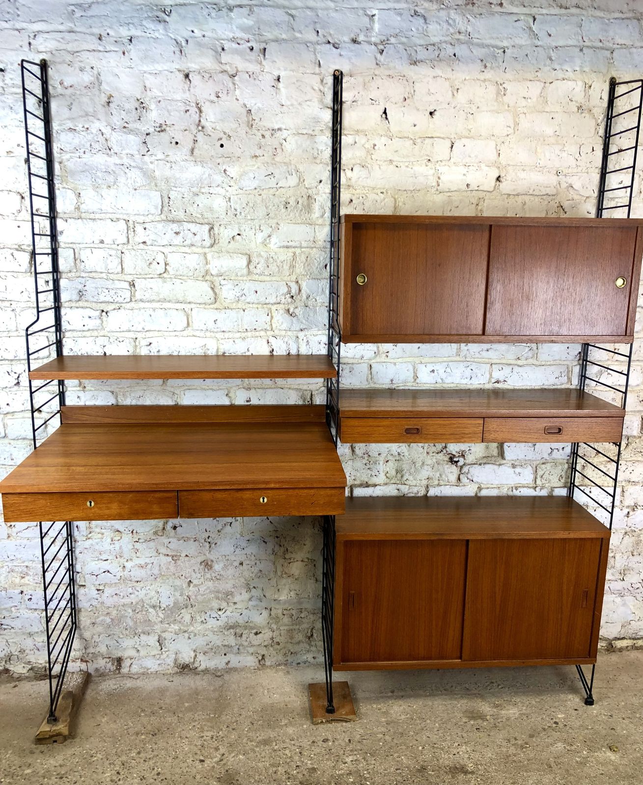 Vintage Nils Strinning, String Ladder Rack Shelving photo furniture