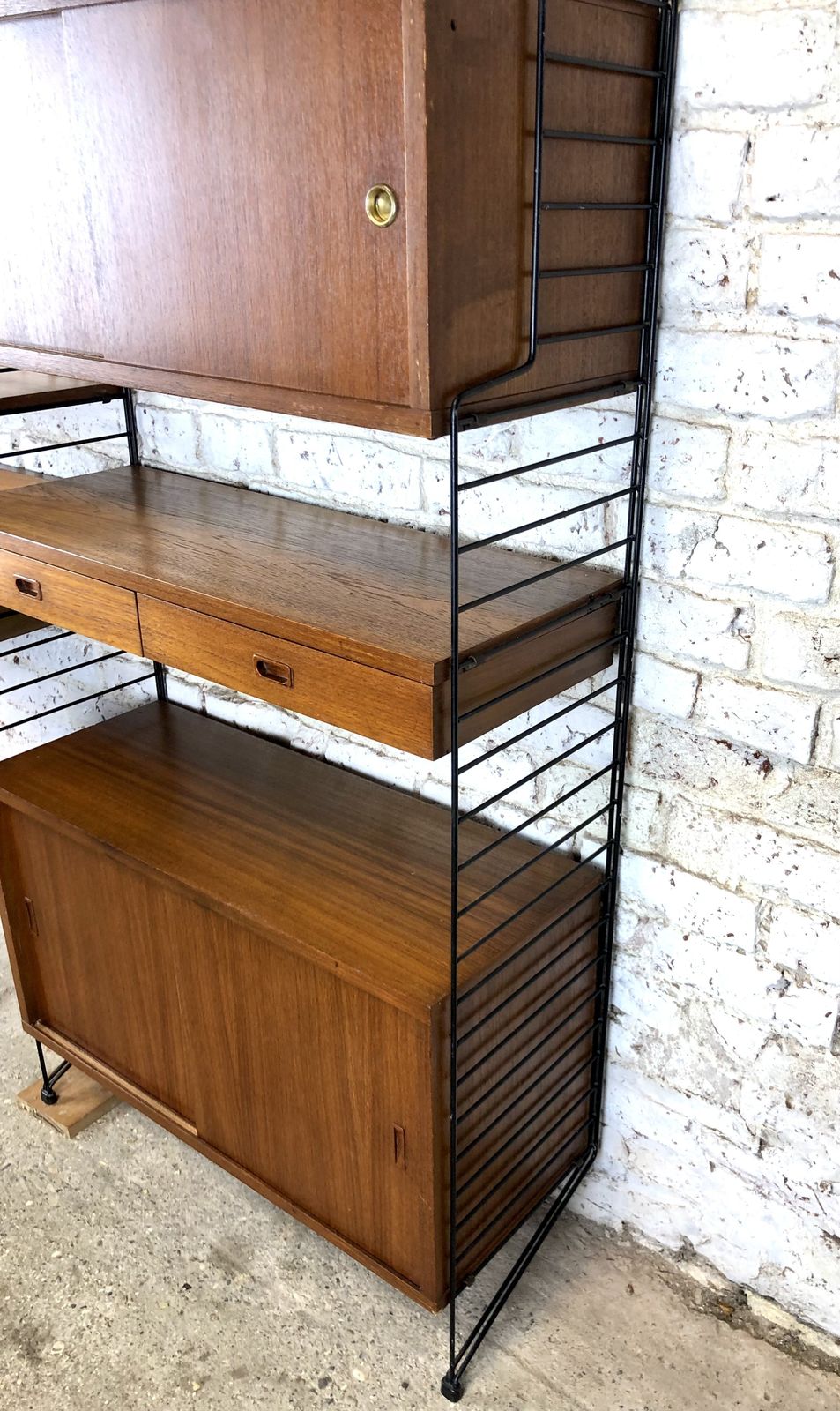 Vintage Nils Strinning, String Ladder Rack Shelving photo 995.0