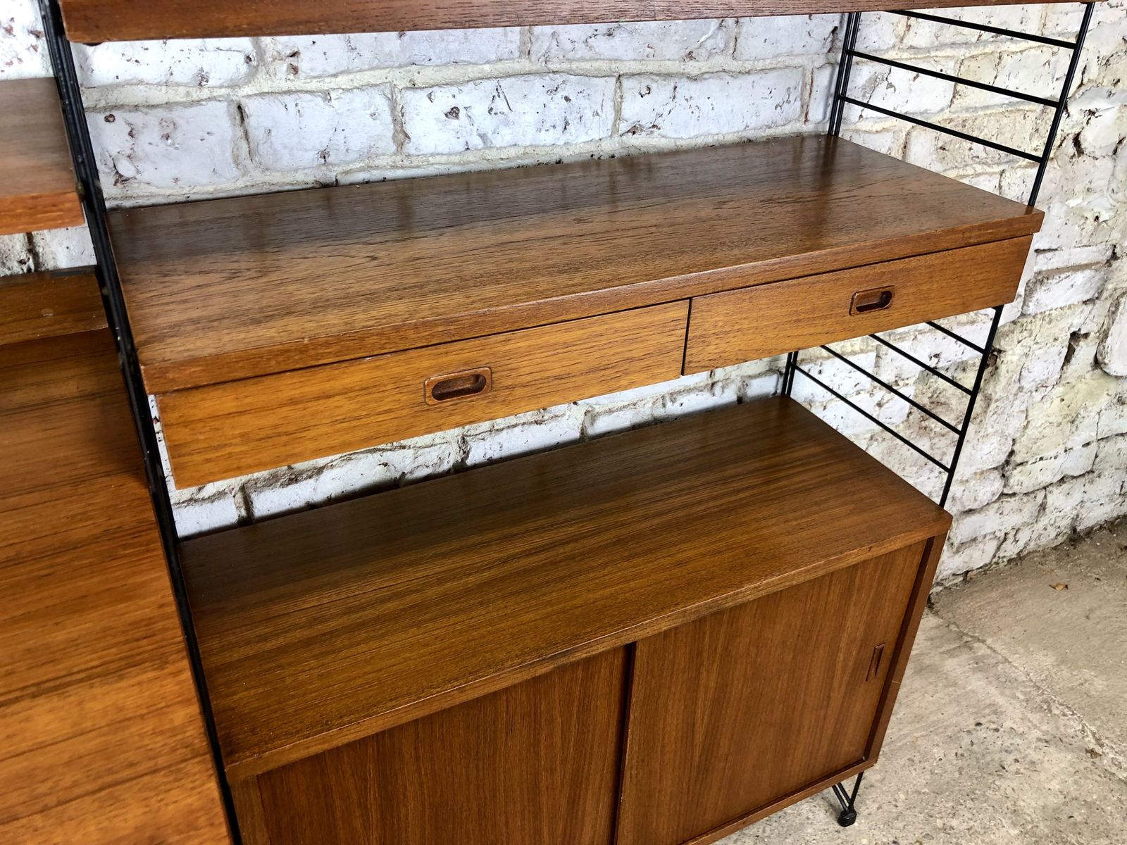 photo furniture Vintage Nils Strinning, String Ladder Rack Shelving