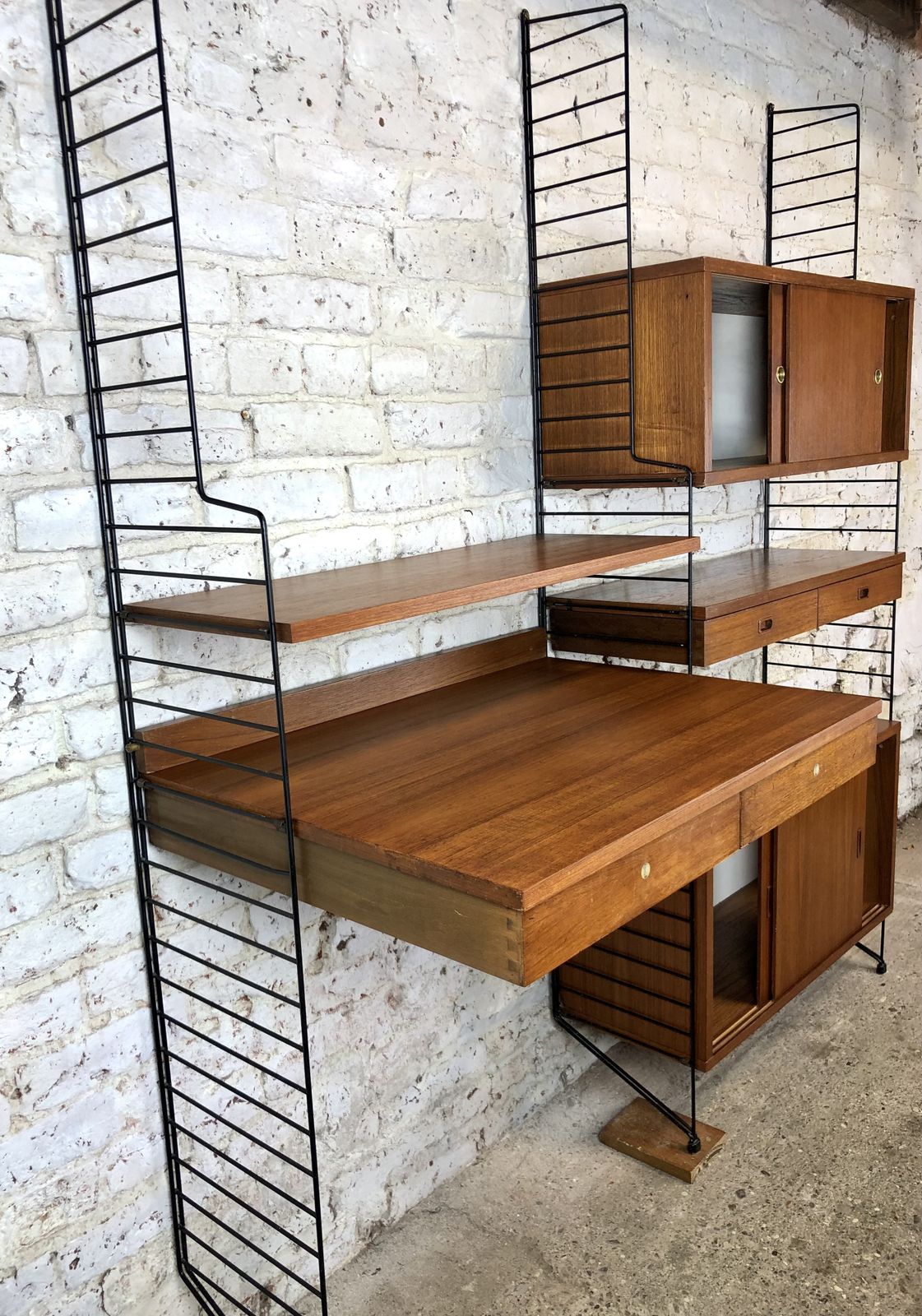 Furniture Vintage Nils Strinning, String Ladder Rack Shelving photo
